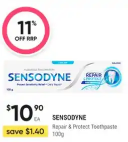 Super Pharmacy Sensodyne repair & protect toothpaste offer