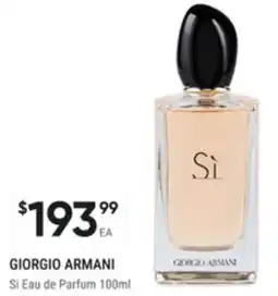 Super Pharmacy Giorgio armani si eau de parfum offer