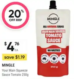 Super Pharmacy Mingle your main squeeze sauce tomato offer