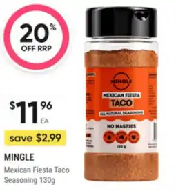 Super Pharmacy Mingle mexican fiesta taco seasoning offer