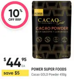 Super Pharmacy Power super foods cacao gold powder offer