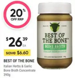 Super Pharmacy Best of the bone italian herbs & garlic bone broth concentrate offer