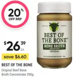Super Pharmacy Best of the bone original beef bone broth concentrate offer