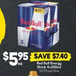 Drakes Red Bull Energy Drink offer