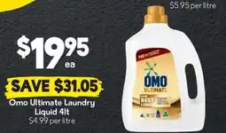 Drakes Omo Ultimate Laundry Liquid offer