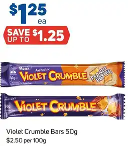 Foodland Violet Crumble Bars offer