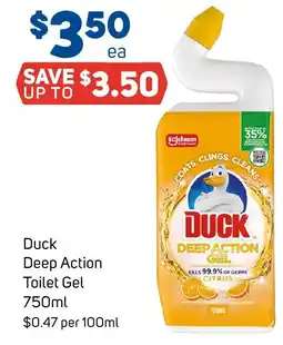 Foodland Duck Deep Action Toilet Gel offer