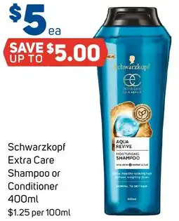 Foodland Schwarzkopf Extra Care Shampoo or Conditioner offer