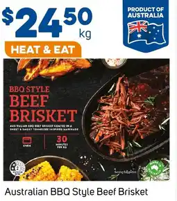 Foodland Australian bbq style beef brisket offer