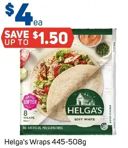 Foodland Helga's Wraps offer