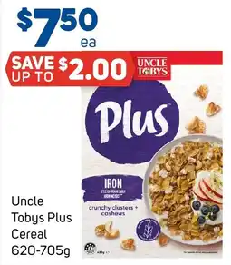 Foodland Uncle Tobys Plus Cereal offer