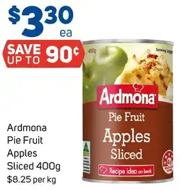 Foodland Ardmona Pie Fruit Apples Sliced offer