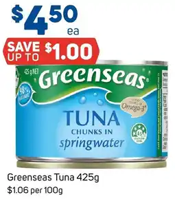 Foodland Greenseas Tuna offer