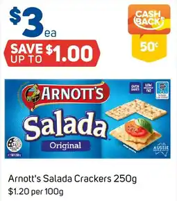 Foodland Arnott's Salada Crackers offer