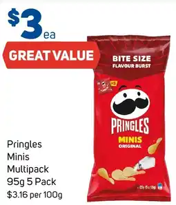 Foodland Pringles Minis Multipack offer
