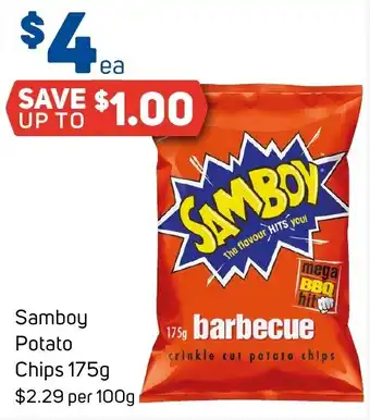 Foodland Samboy Potato Chips offer