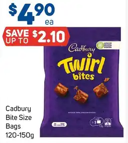Foodland Cadbury Bite Size Bags offer