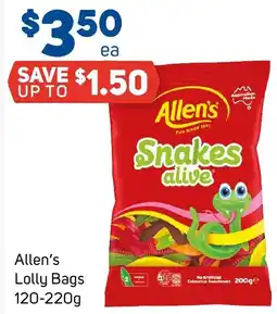 Foodland Allen's Lolly Bags offer