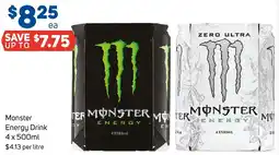 Foodland Monster Energy Drink offer