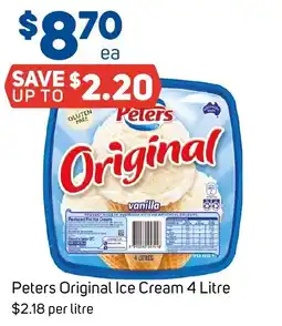 Foodland Peters Original Ice Cream offer