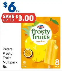 Foodland Peters Frosty Fruits Multipack 8s offer