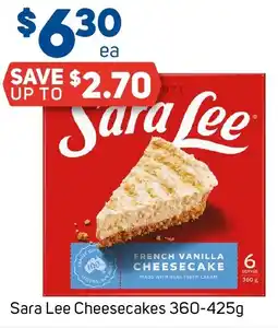 Foodland Sara Lee Cheesecakes offer