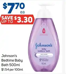 Foodland Johnson's bedtime baby bath offer