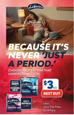 Foodland Ultra thin pads offer