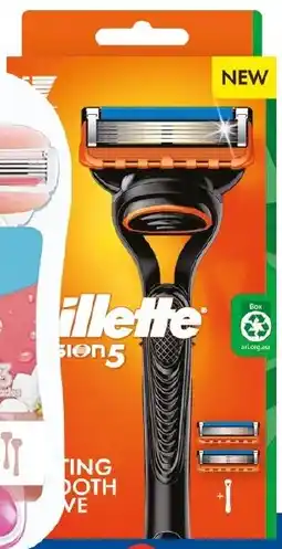 Foodland Gillette Fusion Razor Handle + 2 Blade Pack offer