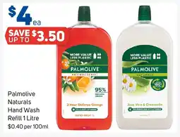 Foodland Palmolive naturals hand wash refill offer