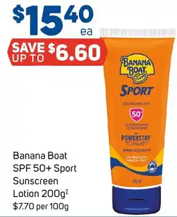 Foodland Banana boat spf 50+ sport sunscreen lotion offer