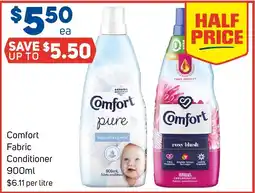 Foodland Comfort fabric conditions offer