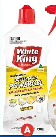 Foodland White king bathroom power gel lemon offer