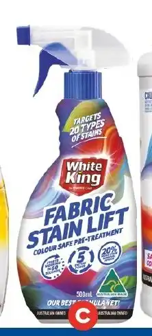 Foodland White king fabric stain lift spray offer