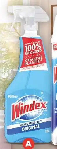 Foodland Windex glass cleaner trigger spray offer