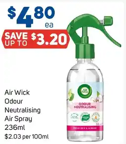 Foodland Air wick odour neutralising air spray offer