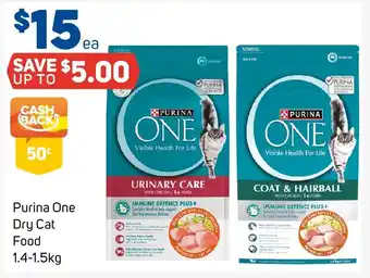 Foodland Purina one dry cat food offer