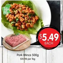 Spudshed Pork mince offer