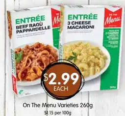 Spudshed On the menu offer