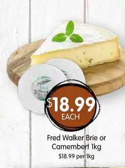 Spudshed Fred walker brie or camembert offer