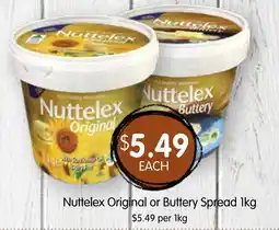 Spudshed Nuttelex original or buttery spread offer