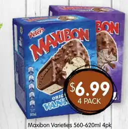Spudshed Maxibon varieties offer