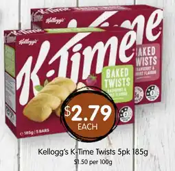 Spudshed Kellogg's K-Time Twists offer
