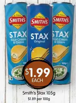 Spudshed Smith's stax offer