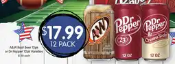 Spudshed A&w root beer or dr pepper offer
