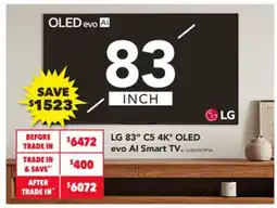 Harvey Norman Lg c5 4k oled evo al smart tv offer