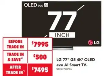 Lg g5 4k oled evo al smart tv