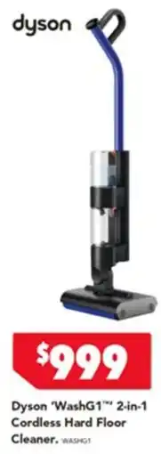 Harvey Norman Dyson washg1 cordless hard floor cleaner offer