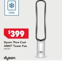 Harvey Norman Dyson pure cool am07 tower fan offer