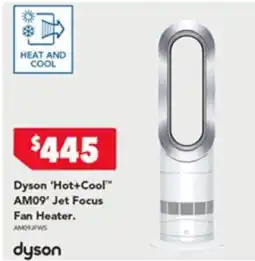 Harvey Norman Dyson hot+cool am09 jet focus fan heater offer